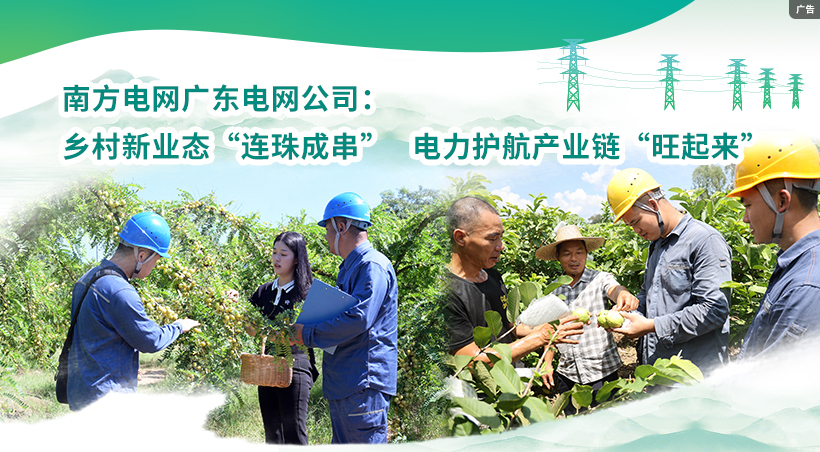 南方电网广东电网公司：乡村新业态“连珠成串” 电力护航产业链“旺起来”